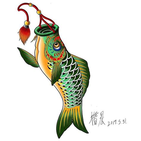 刺青鯉魚意思|刺鯉魚的傳統智慧